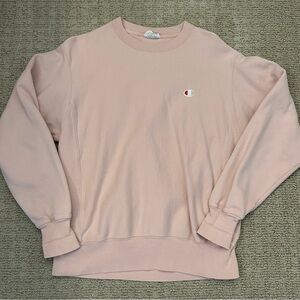 pink champion crewneckk